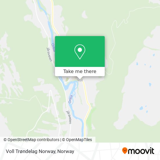 Voll Trøndelag Norway map