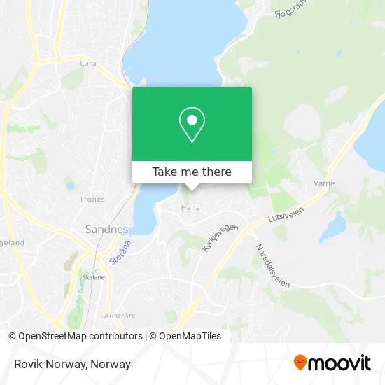 Rovik Norway map