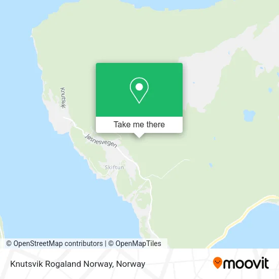 Knutsvik Rogaland Norway map