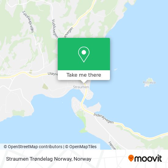 Straumen Trøndelag Norway map