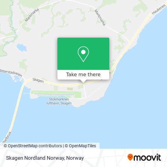 Skagen Nordland Norway map