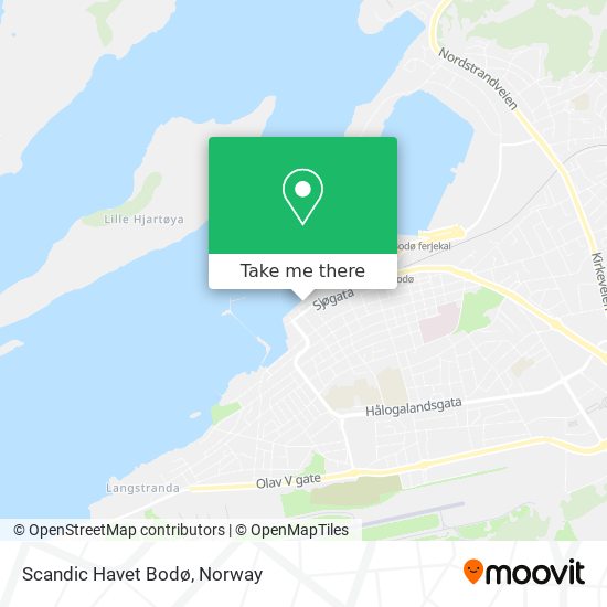 Scandic Havet Bodø map