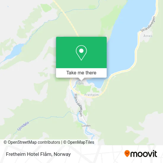 Fretheim Hotel Flåm map