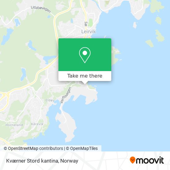Kværner Stord kantina map