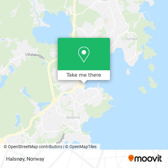 Halsnøy map