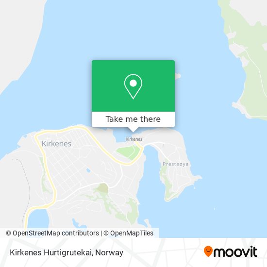 Kirkenes Hurtigrutekai map