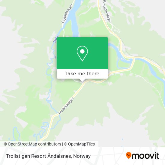 Trollstigen Resort Åndalsnes map