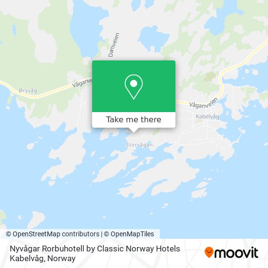 Nyvågar Rorbuhotell by Classic Norway Hotels Kabelvåg map