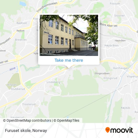 Furuset skole map