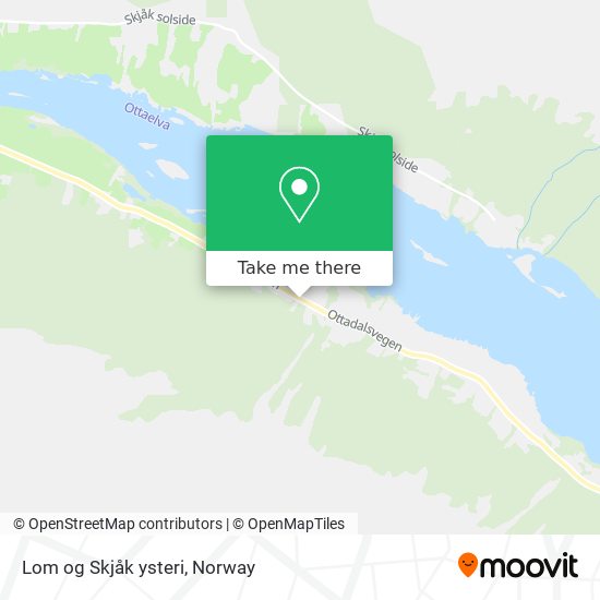 Lom og Skjåk ysteri map