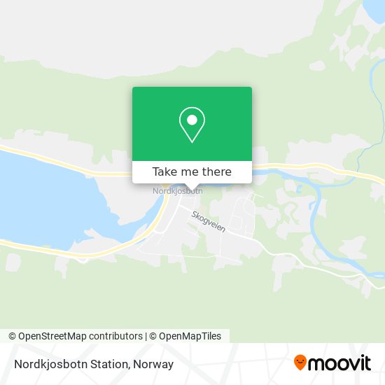 Nordkjosbotn Station map