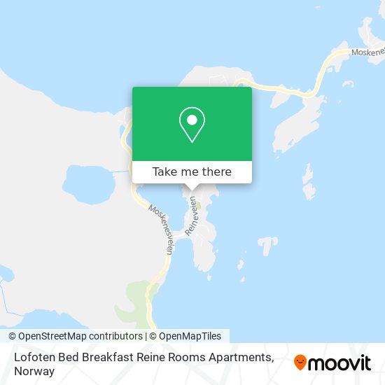 Lofoten Bed Breakfast Reine Rooms Apartments map