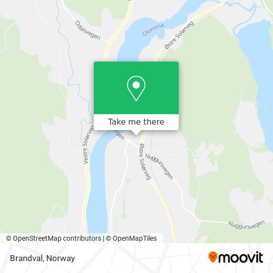 Brandval map