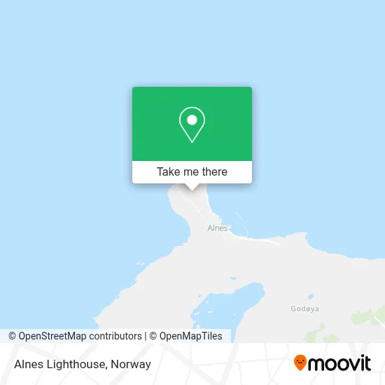 Alnes Lighthouse map