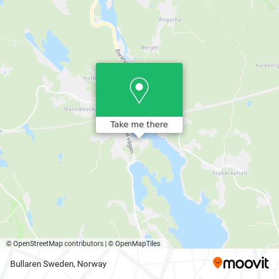 Bullaren Sweden map