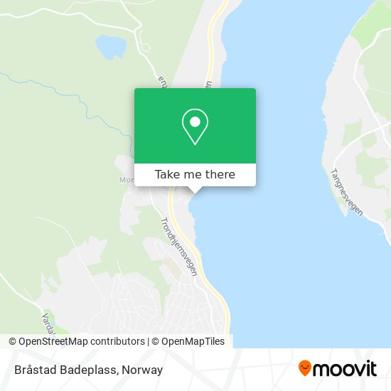 Bråstad Badeplass map