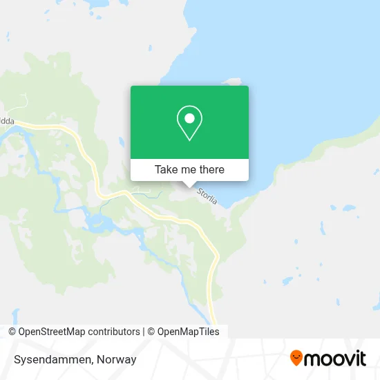 Sysendammen map