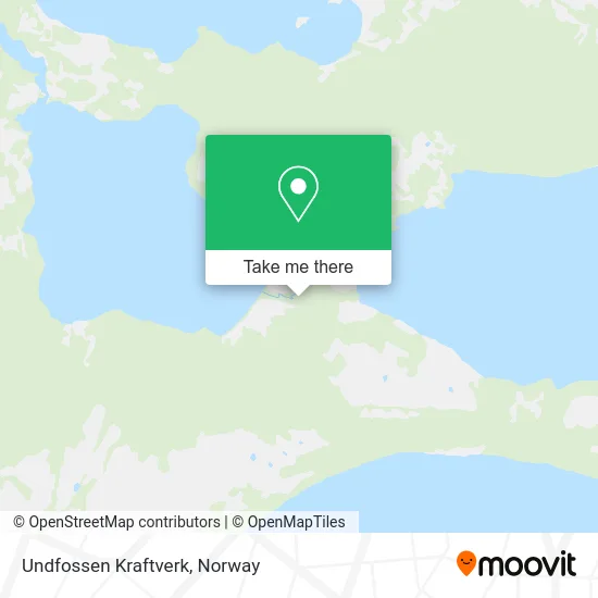 Undfossen Kraftverk map