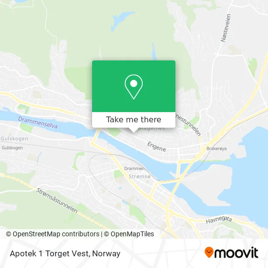 Apotek 1 Torget Vest map