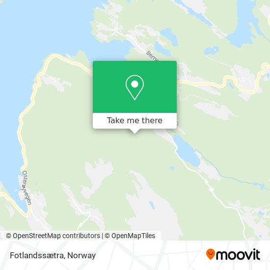 Fotlandssætra map