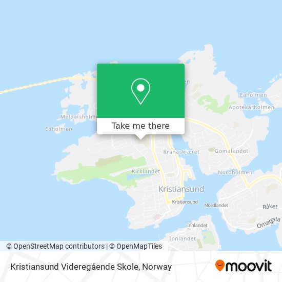 Kristiansund Videregående Skole map