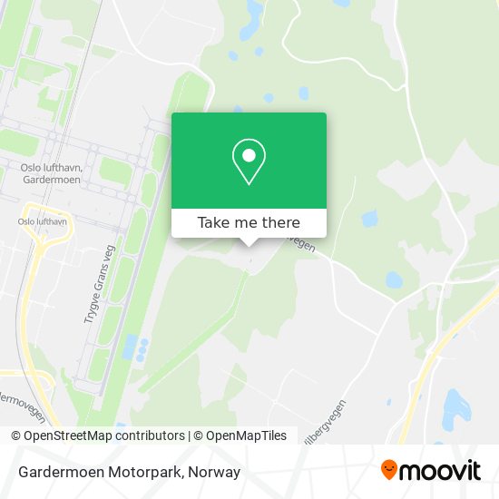 Gardermoen Motorpark map