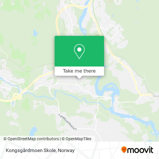 Kongsgårdmoen Skole map