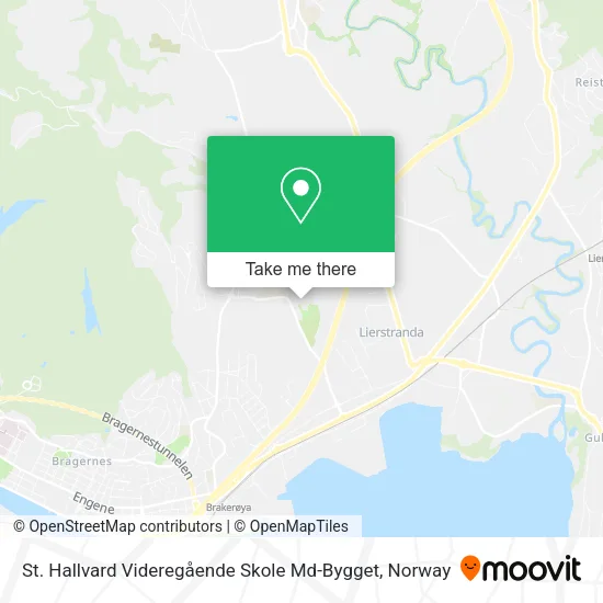 St. Hallvard Videregående Skole Md-Bygget map