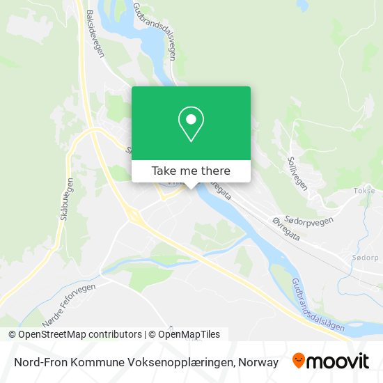 Nord-Fron Kommune Voksenopplæringen map