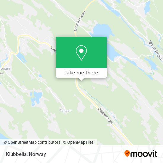 Klubbelia map