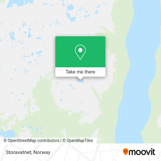 Storavatnet map