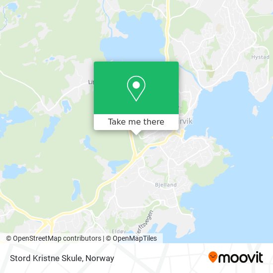 Stord Kristne Skule map