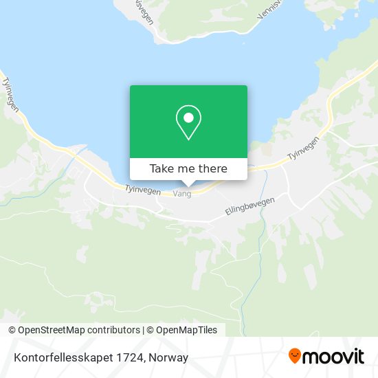 Kontorfellesskapet 1724 map