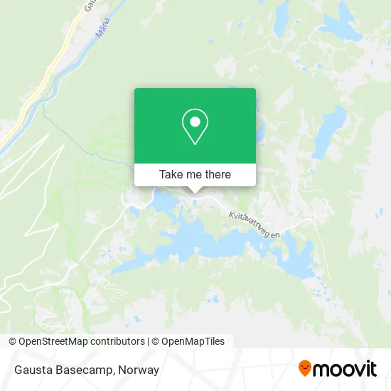 Gausta Basecamp map