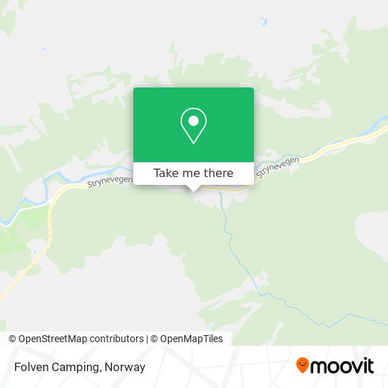 Folven Camping map