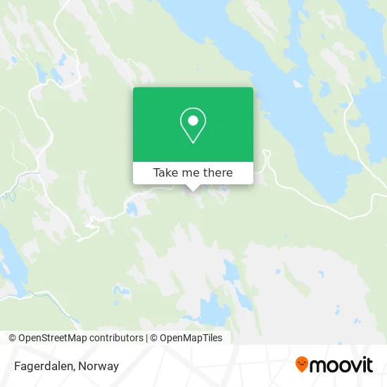 Fagerdalen map