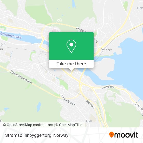 Strømsø Innbyggertorg map
