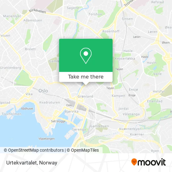 Urtekvartalet map