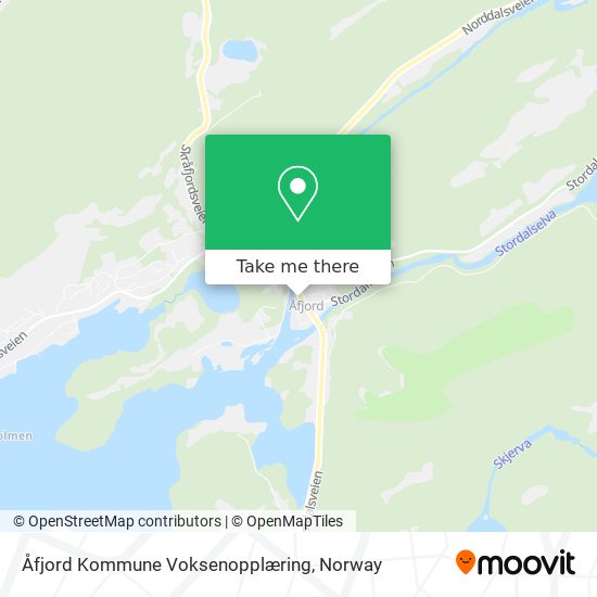 Åfjord Kommune Voksenopplæring map