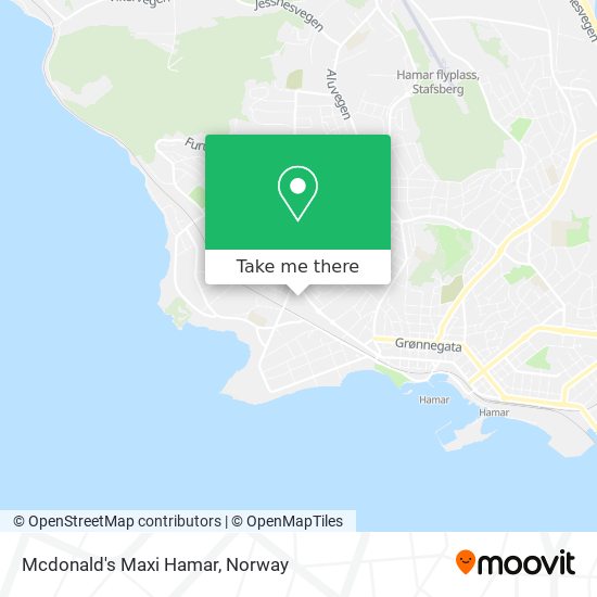 Mcdonald's Maxi Hamar map