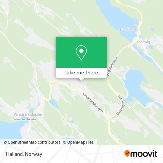 Halland map