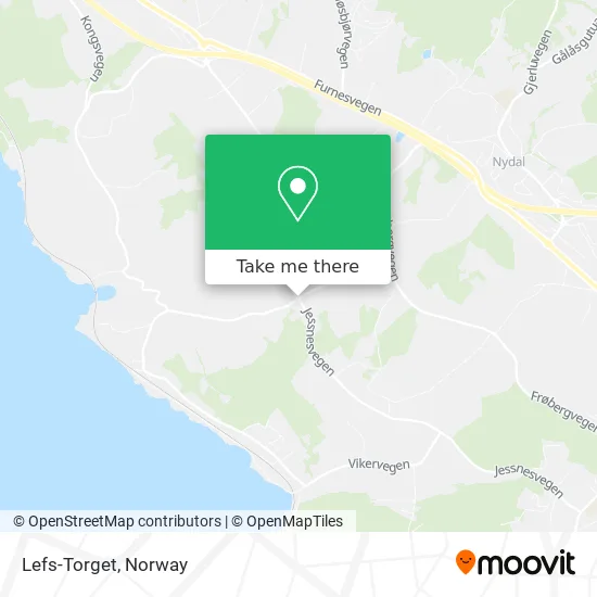 Lefs-Torget map