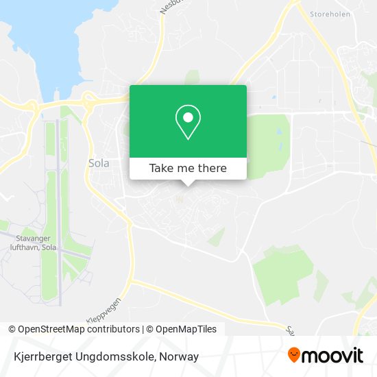 Kjerrberget Ungdomsskole map