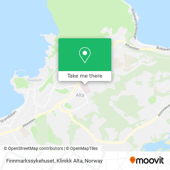 Finnmarkssykehuset, Klinikk Alta map