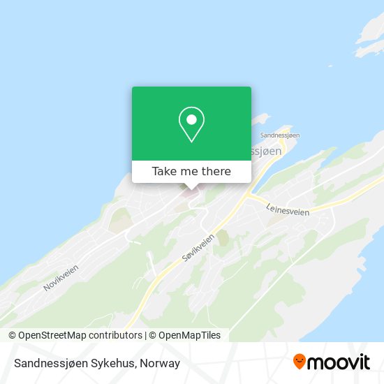 Sandnessjøen Sykehus map