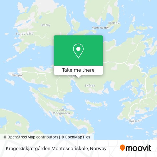 Kragerøskjærgården Montessoriskole map