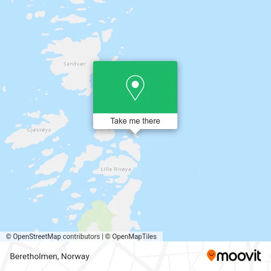 Beretholmen map