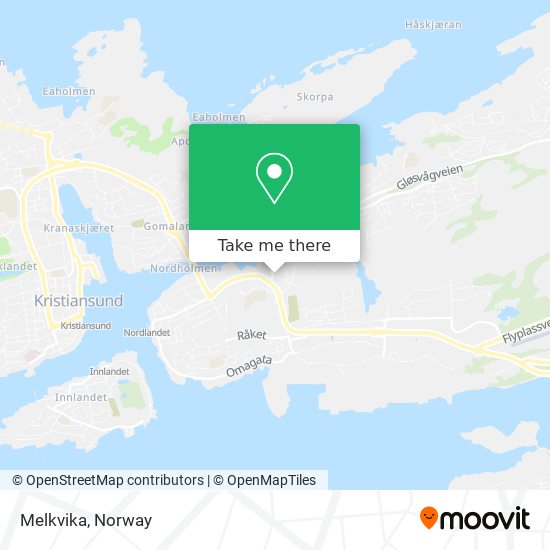 Melkvika map