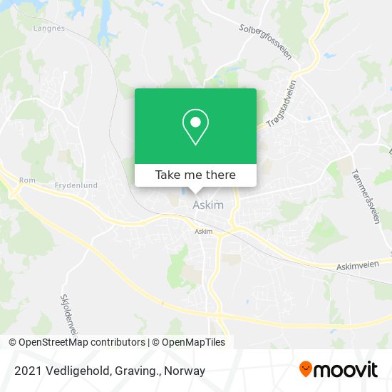 2021 Vedligehold, Graving. map