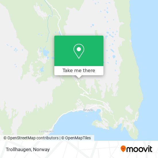 Trollhaugen map